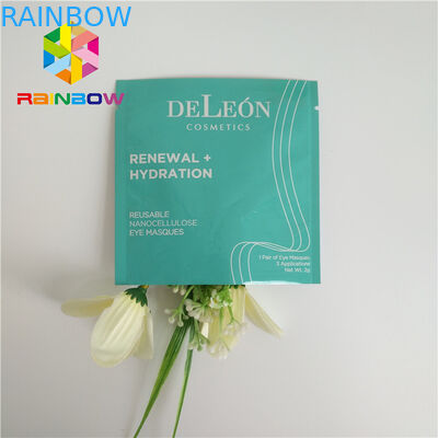 তিন সাইড সিল মুদ্রিত জিপলক ব্যাগ Laminated অ্যালুমিনিয়াম ফয়েল মুখের আই মাস্ক