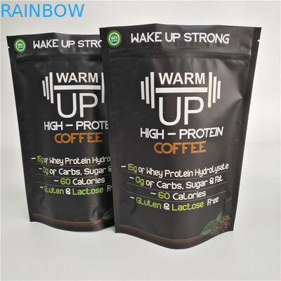 অ্যালুমিনিয়াম ফয়েল প্লাস্টিক পাইচ প্যাকেজিং ভিটামিন স্পোর্টস পুষ্টি পরিপূরক পাউডার ব্যাগ