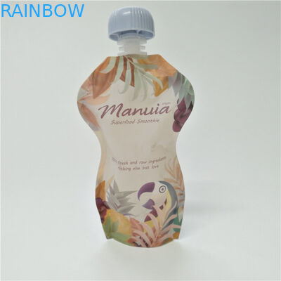 কাস্টমাইজড মুদ্রণ স্পাউট পাউচ প্যাকেজিং শিশু নিরাপদ ঢাকনা পুনর্ব্যবহারযোগ্য শিশুর খাদ্য পাউন্ড