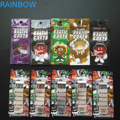 শিশুরোধী হার্বাল ধূপ প্যাকেজিং ডিজিটাল হোলোরাম মুদ্রণ প্লাস্টিক পাউন্ড আপ স্ট্যান্ড