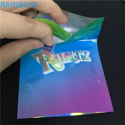 লোগো মুদ্রণ সঙ্গে Runtz হার্বাল ধূপ প্যাকেজিং বাচ্চাদের Pouches স্ট্যান্ড আপ