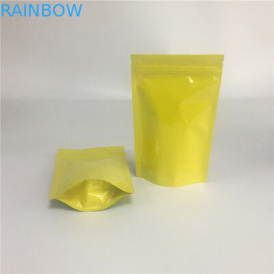 গন্ধ প্রুফ মুদ্রিত জিপলক ব্যাগ অ্যালুমিনিয়াম ফয়েল বিয়ার / বীড বীজ প্যাকেজিং পাউচ