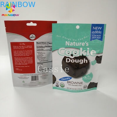 Lamination স্ট্যান্ড আপ জipper পাউন্ড ব্যাগ নমনীয় প্যাকেজিং বাদাম খাবারের জন্য খাদ্য Pouches