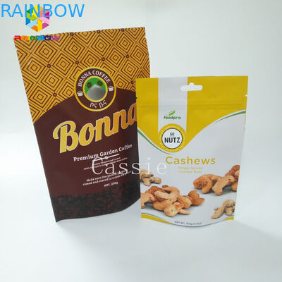 খাদ্য প্যাকেজিং Reseableable মাংস / শুয়োরের মাংস / গরুর মাংস / সাগর খাদ্য জন্য প্লাস্টিকের ব্যাগ আপ স্ট্যান্ড