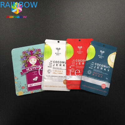 Mylar পাউন্ড গ্রিপ সীল ব্যাগ খাদ্য গ্রেড সংগ্রহস্থল প্রসাধনী চা পাউডার নমুনা Giveaway