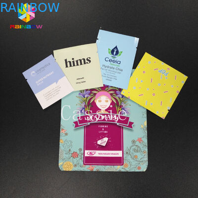 অ্যালুমিনিয়াম ফয়েল প্লাস্টিক স্বয়ং সীল ব্যাগ ওপেন শীর্ষ Multicolored ছোট উপহার স্টোরেজ প্যাকেজিং