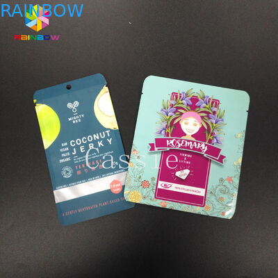 গন্ধ প্রুফ প্লাস্টিক পাইচ প্যাকেজিং তিন প্যাকেজ জন্য তিন সাইড সীল পলি ব্যাগ Mylar প্যাকেজিং