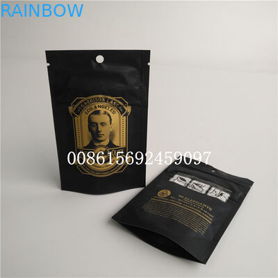 গন্ধ প্রুফ ছোট প্লাস্টিকের পাইচ প্যাকেজিং আগাছা Mylar শিশু প্রতিরোধী ব্যাগ