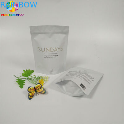 জipper উপরে দাঁড়ানো ফয়েল পাউচ প্যাকেজিং বাথ সল্ট অ্যালুমিনিয়াম ফয়েল শারীরিক স্ক্র্যাব ব্যাগ