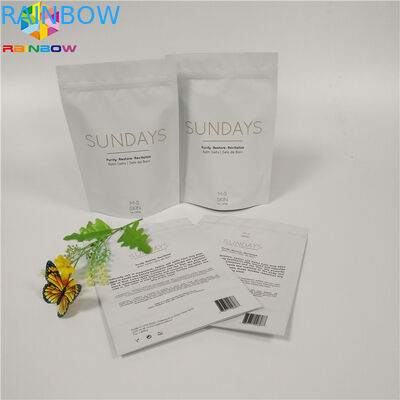 জিপ লক পাউন্ড কraft কাস্টম মুদ্রিত কাগজ ব্যাগ স্ক্রাব প্যাকেজিং বায়োড্রাগ্যাডযোগ্য আর্দ্রতা প্রুফ