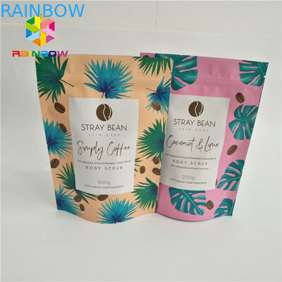 স্ট্যান্ড আপ জipper থালা কাস্টম মুদ্রিত ব্যাগ প্লাস্টিক কফি ব্যাগ খাদ্য প্যাকেজ runtz প্যাকেজিং ম্যাট চকচকে আর্দ্রতা