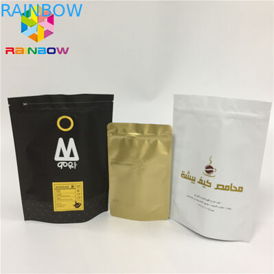 এফডিএ ল্যামিনেট ফয়েল পচ প্যাকেজিং জিপার গ্রেভর মুদ্রণ সঙ্গে পাউন্ড স্ট্যান্ড