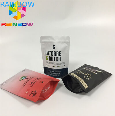 এফডিএ ল্যামিনেট ফয়েল পচ প্যাকেজিং জিপার গ্রেভর মুদ্রণ সঙ্গে পাউন্ড স্ট্যান্ড