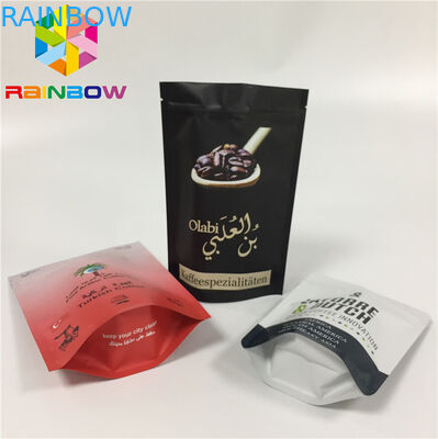 এফডিএ ল্যামিনেট ফয়েল পচ প্যাকেজিং জিপার গ্রেভর মুদ্রণ সঙ্গে পাউন্ড স্ট্যান্ড