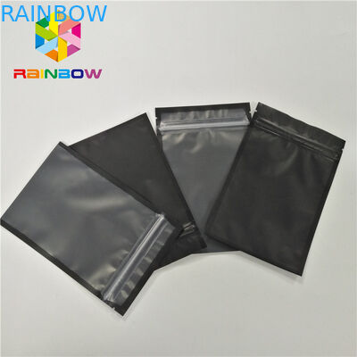 জিপার এবং পরিষ্কার ফ্রন্ট সঙ্গে ফোন শেল প্যাকেজিং জন্য কাস্টম মুদ্রিত তিন সাইড সীল প্লাস্টিক ব্যাগ