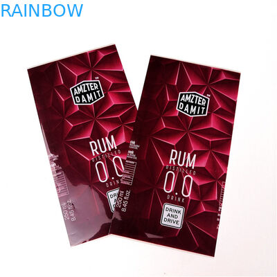 সম্পূর্ণ রঙ প্রিন্ট পিইটি তাপ সঙ্কুচিত হাতা পানীয় লেবেল সঙ্কুচিত কাস্টম লোগো তাপ সংবেদনশীল