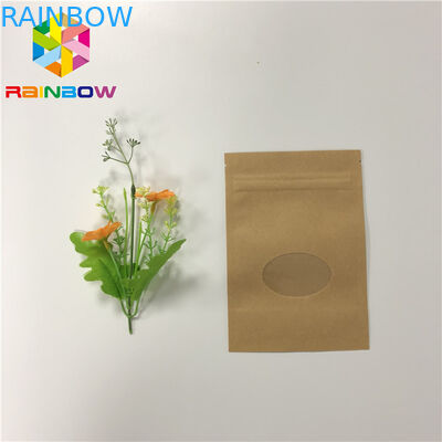 তিনটি সাইড সিল্ড ক্র্যাফ্ট আপ শুকনো ফল প্যাকেজিং জন্য জipper পাউন্ড ব্যাগ স্ট্যান্ড