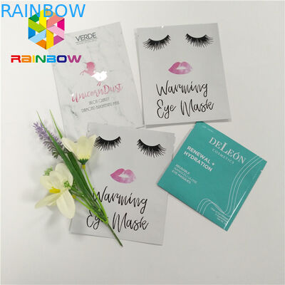 তিন সাইড সীল কাস্টম মুদ্রিত স্ট্যান্ড আপ পাউচ অ্যালুমিনিয়াম ফয়েল প্রসাধনী ব্যাগ