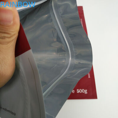 ম্যাট সিলেবল ব্যাগ প্যাকেজিং, কফি প্যাকেজিংয়ের জন্য 500 গ্রাম পর্যন্ত পাউন্ড ব্যাগ দাঁড়ানো