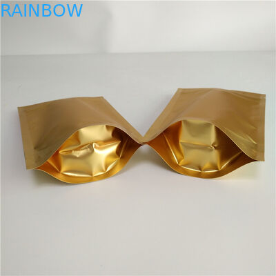 শীর্ষ জিপার দাঁড়ানো পাউন্ড ব্যাগ ইউরো / গোলাকার ঝুলন্ত হোল সঙ্গে স্তরিত উপাদান