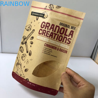 কফি বীন প্যাকেজিং কাস্টমাইজড কাগজ ব্যাগ 120-180 লোগো মুদ্রণ সঙ্গে মাইক বেধ