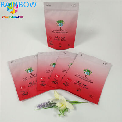 অ্যালুমিনিয়াম ফয়েল পচ প্যাকেজিং Ziplock Reclosable ভালভ কফি ব্যাগ Gravure মুদ্রণ