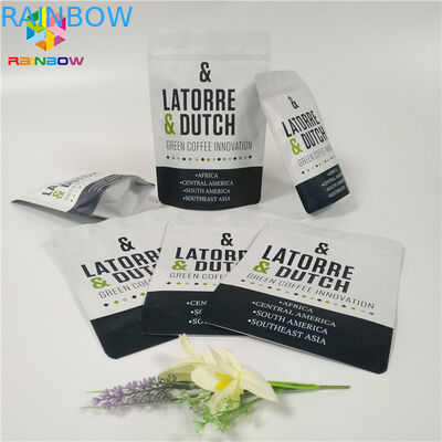 Ziplock ফয়েল পচ প্যাকেজিং Reclosable ভালভ কফি ব্যাগ Laminated উপাদান