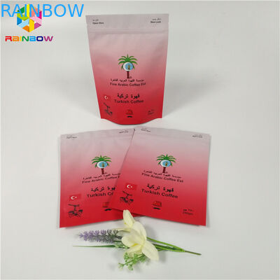 প্লাস্টিক স্ট্যান্ড আপ পাউচ ফয়েল পচ প্যাকেজিং গ্যাভের প্রিন্টিং হালকা প্রুফ এফডিএ অনুমোদন