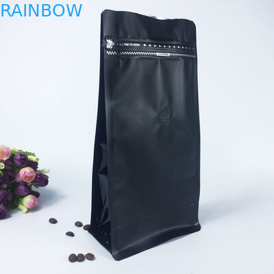 Reseableable ম্যাট প্লাস্টিক পেষণকারী প্যাকেজিং রেখাযুক্ত জিপ লক ফ্লাট নীচে ভালভ