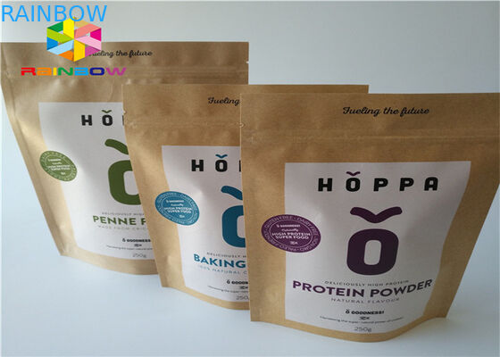 উইন্ডো পরিষ্কার কাস্টমাইজড কাগজ ব্যাগ কেনাকাটা জন্য ব্রাউন খড় কাগজ কাগজ পুনর্ব্যবহৃত