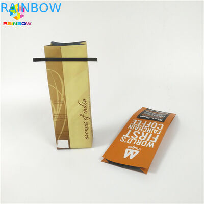 ফ্ল্যাট নীচে চা ব্যাগ প্যাকেজিং প্রোটিন / কফি পাউডার জন্য রিসিবলযোগ্য জিপলক