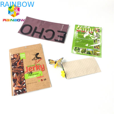 Reseableable ফয়েল পচ প্যাকেজিং প্লাস্টিক অ্যালুমিনিয়াম ফয়েল রঙ মুদ্রণ তিন পাশের সীল