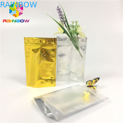 ক্লিয়ার ফ্রন্ট ডোয়্যাক ফয়েল পচ প্যাকেজিং মাইলার জিপ লক ব্যাগ প্রসাধনী নমুনা Sachet