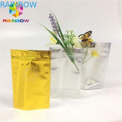 ক্লিয়ার ফ্রন্ট ডোয়্যাক ফয়েল পচ প্যাকেজিং মাইলার জিপ লক ব্যাগ প্রসাধনী নমুনা Sachet