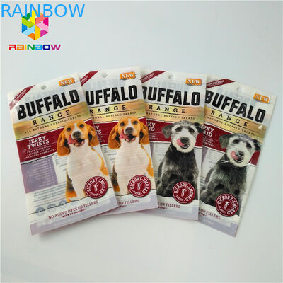 গন্ধ প্রুফ জিপলক স্ট্যান্ড আপ পাউচ, পোষা খাদ্য প্যাকেজিং জন্য Mylar জিপলক ব্যাগ