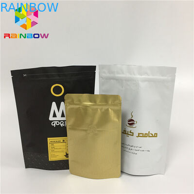 Gravure মুদ্রণ স্ট্যান্ড আপ জipper পাউন্ড ব্যাগ টিয়ার নোট লাইন জিপ লক Laminated ফয়েল