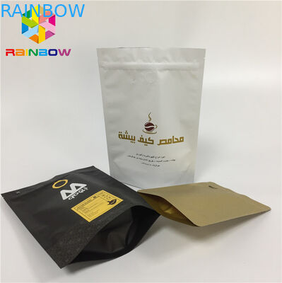 Gravure মুদ্রণ স্ট্যান্ড আপ জipper পাউন্ড ব্যাগ টিয়ার নোট লাইন জিপ লক Laminated ফয়েল