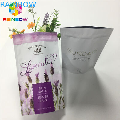 ম্যাট অ্যালুমিনিয়াম ফয়েল ল্যামিনেট শুকনো খাদ্য প্যাকেজ জন্য আপ জipper পাউন্ড ব্যাগ