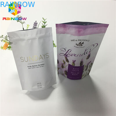 ম্যাট অ্যালুমিনিয়াম ফয়েল ল্যামিনেট শুকনো খাদ্য প্যাকেজ জন্য আপ জipper পাউন্ড ব্যাগ