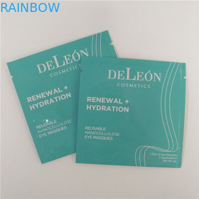 সম্পূর্ণ রঙিন মুদ্রণ স্ট্যান্ড আপ জipper পাouch ব্যাগ পুনর্ব্যবহারযোগ্য চোখের Masques প্যাকেজিং