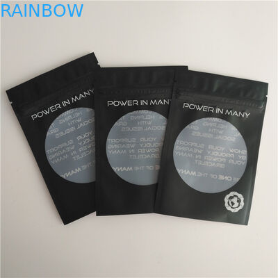 চকচকে তাপ সীল প্যাকেজিং ব্যাগ কাস্টম লোগো জিপ লক ব্যাগ কানের দুল ব্রেসলেট পাউচ