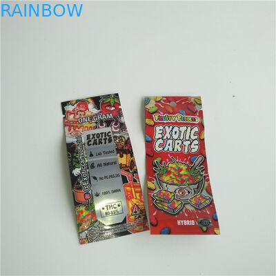 CBD Vape কার্টিজেস রিসিএবল স্ট্যান্ড আপ প্যাচ জ্যাপার Viper ট্যাঙ্ক জন্য Mylar ব্যাগ