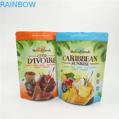 Zipplock অ্যালুমিনিয়াম ফয়েল আপ শুকনো ফল প্যাকেজিং জন্য পাউন্ড Gravure মুদ্রণ স্ট্যান্ড