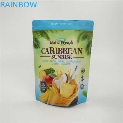 শুকনো ফল স্ন্যাক ব্যাগ প্যাকেজিং জিপার কাস্টম মুদ্রিত অ্যালুমিনিয়াম ফয়েল জলরোধী