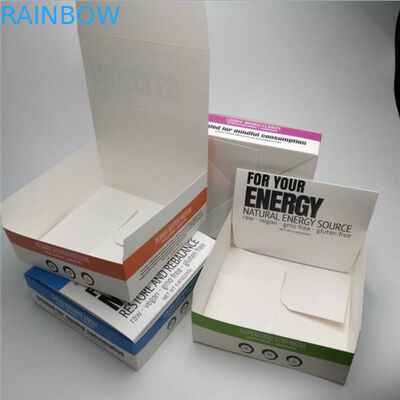 ছোট খালি কসমেটিক পেপার হার্বাল ধূপ প্যাকেজিং পিইটি উইন্ডো হোলোগাম বাক্সের সাথে