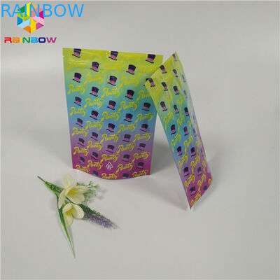 কুকি গন্ধ প্রুফ Runtz ব্যাগ Ziplock পাউচ্চ ​​শিশু প্রতিরোধী Gravure মুদ্রণ স্ট্যান্ড আপ