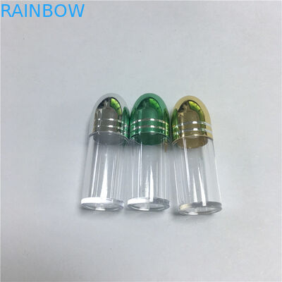 স্বচ্ছ পরিষ্কার প্লাস্টিক প্রেসক্রিপশন পিল বোতল ক্যাপসুল ট্যাবলেট ক্যাপ সঙ্গে প্যাকিং