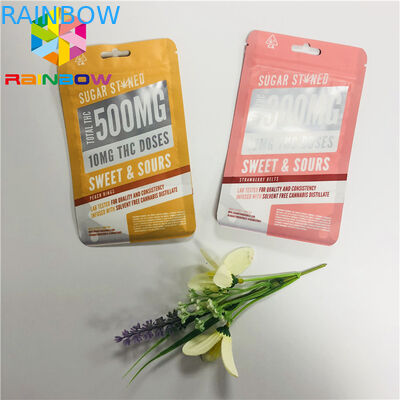 পুনর্ব্যবহারযোগ্য প্লাস্টিক স্ট্যান্ড আপ জipper পাউচ ব্যাগ ম্যাট সামনে পরিষ্কার উইন্ডো দিয়ে শেষ