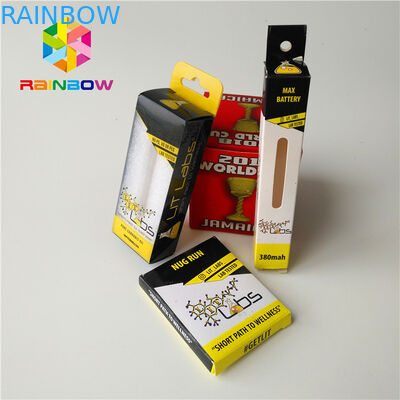 CBD অপরিহার্য তেল বোতল প্যাকেজিং বক্স কম Moq কাস্টম মুদ্রণ 1oz 2 ওজ পুনর্ব্যবহৃত কার্ড কাগজ