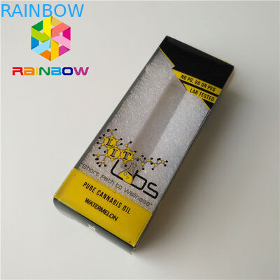 CBD অপরিহার্য তেল বোতল প্যাকেজিং বক্স কম Moq কাস্টম মুদ্রণ 1oz 2 ওজ পুনর্ব্যবহৃত কার্ড কাগজ